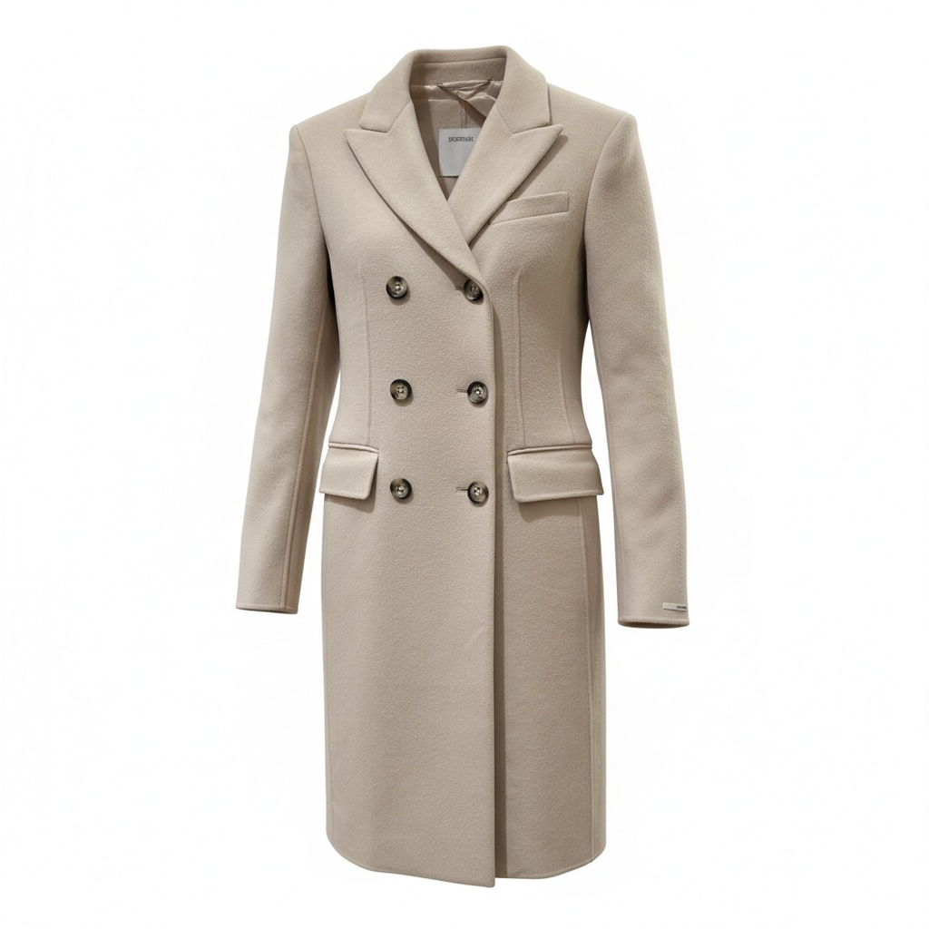 SPORTMAX Manteau en laine à double boutonnage