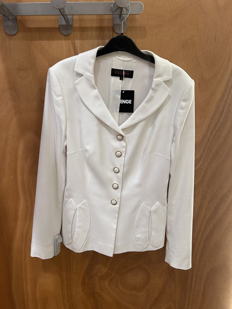 Costume tailleur Escada - Blanc - Neuf avec étiquette