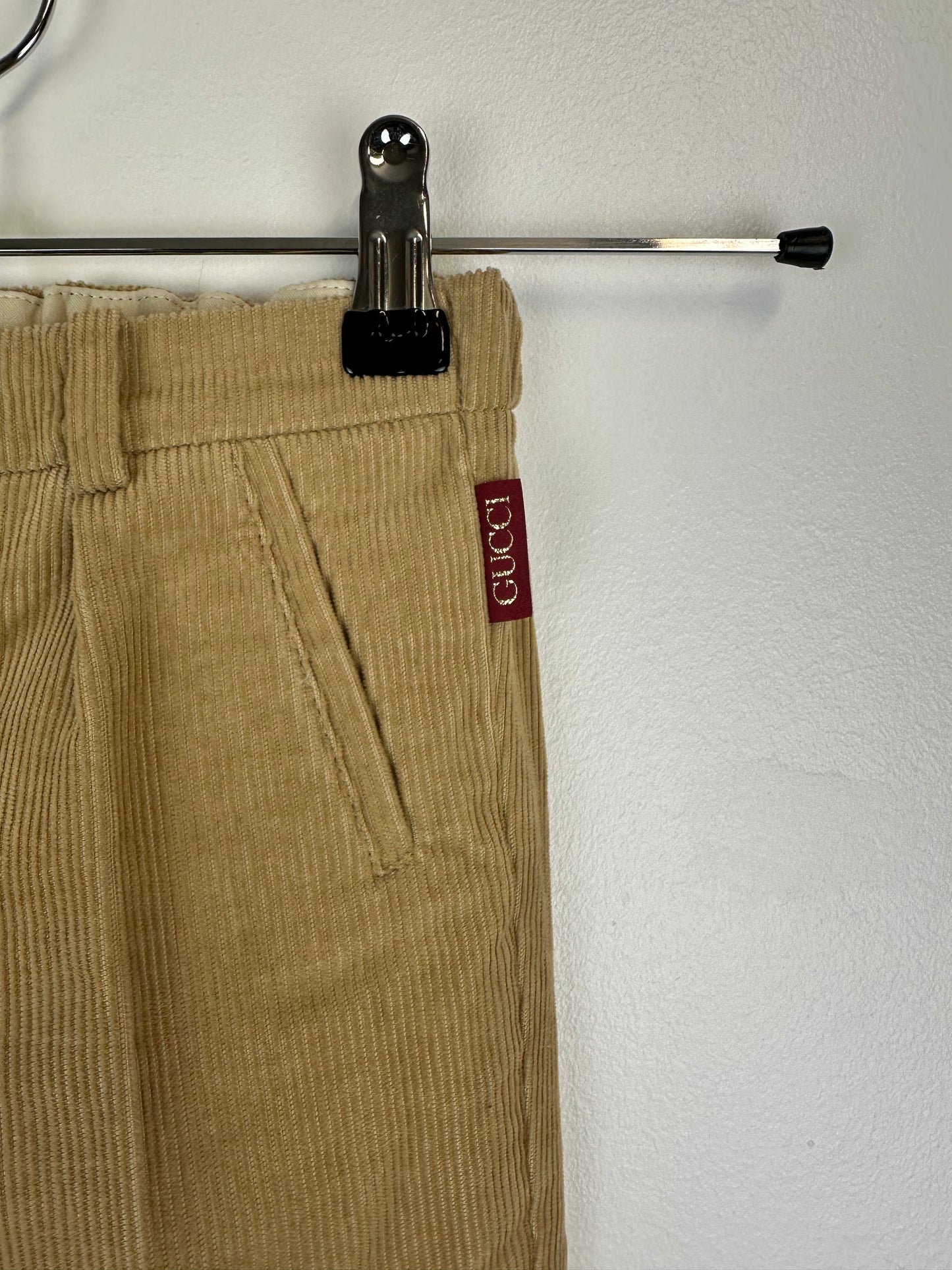 Pantalon en velours beige Gucci - 36M