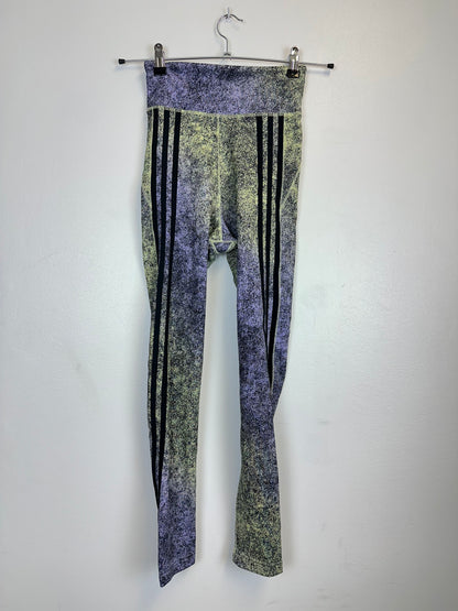 Legging violet jaune Adidas - XS