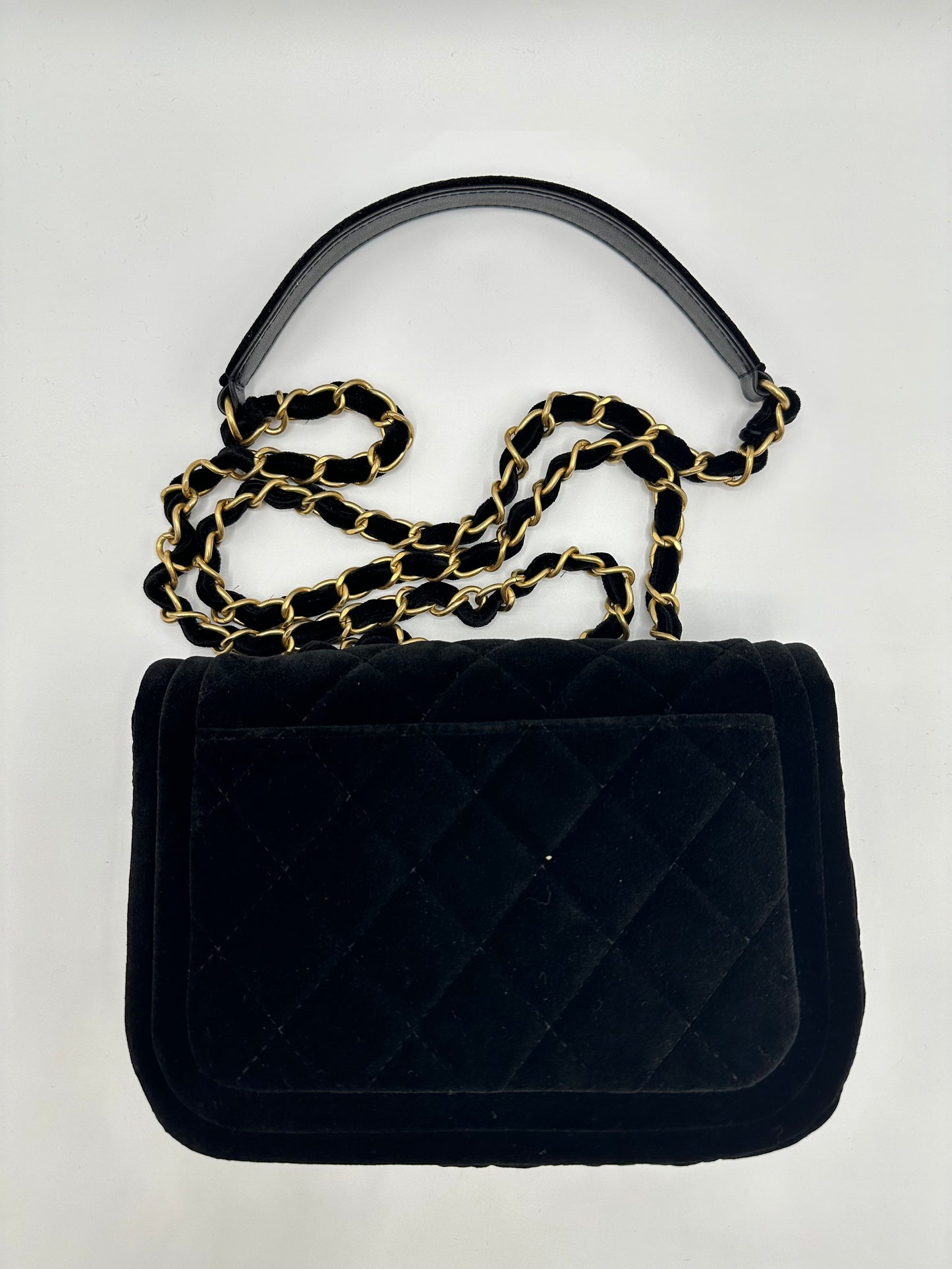 Sac Classique Mini Chanel en velours