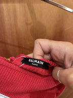 Robe midi Balmain - rose - Neuf avec étiquette