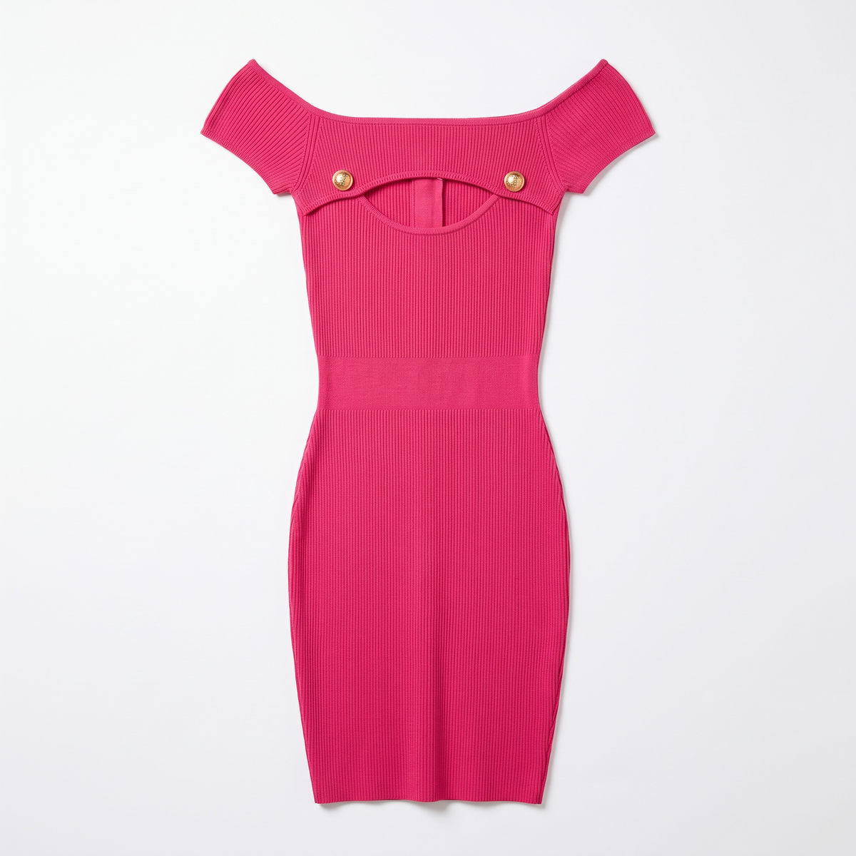Robe midi Balmain - rose - Neuf avec étiquette
