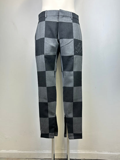 Pantalon à carreaux Louis Vuitton - L