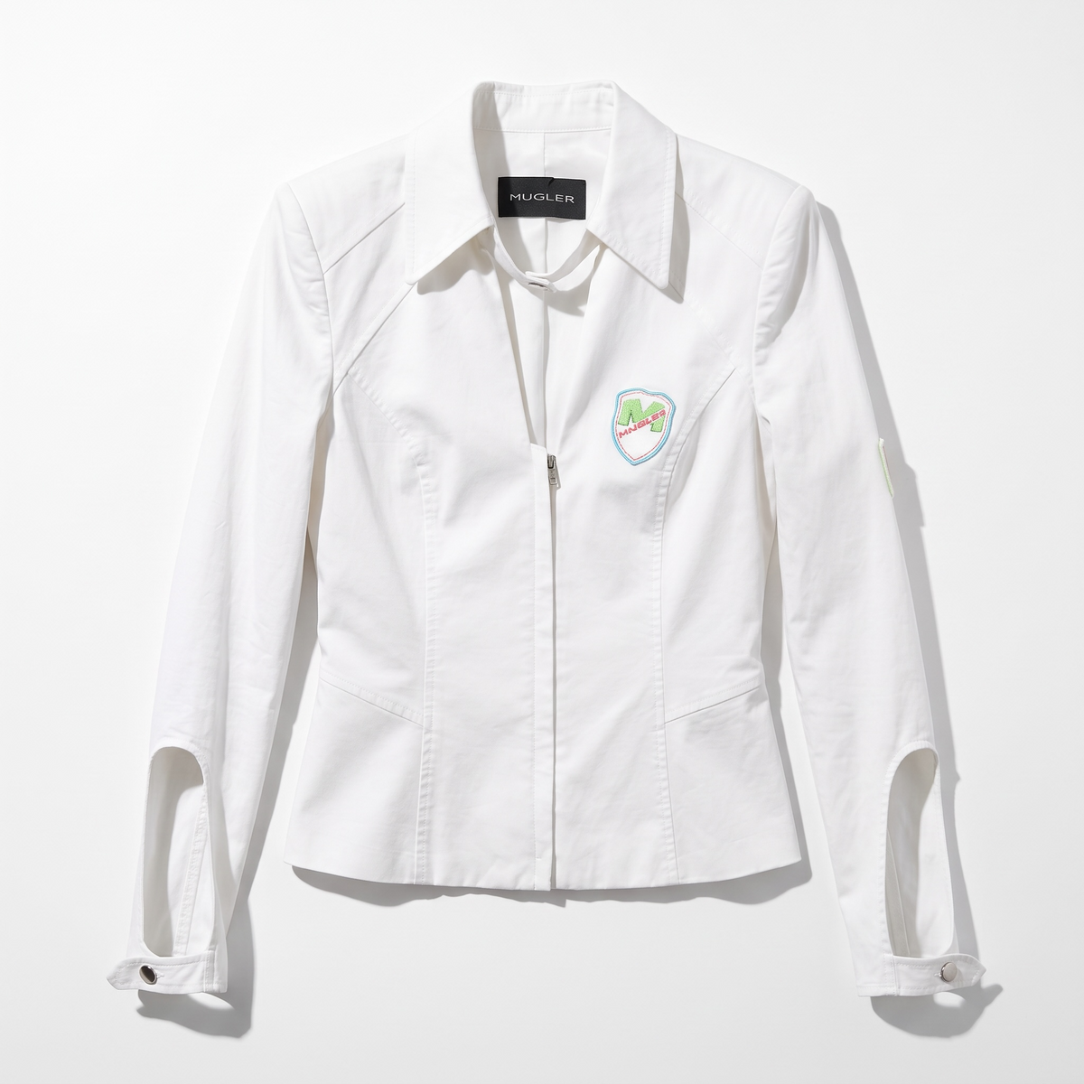Ensemble veste et pantalon Mugler blanc - Très bon état