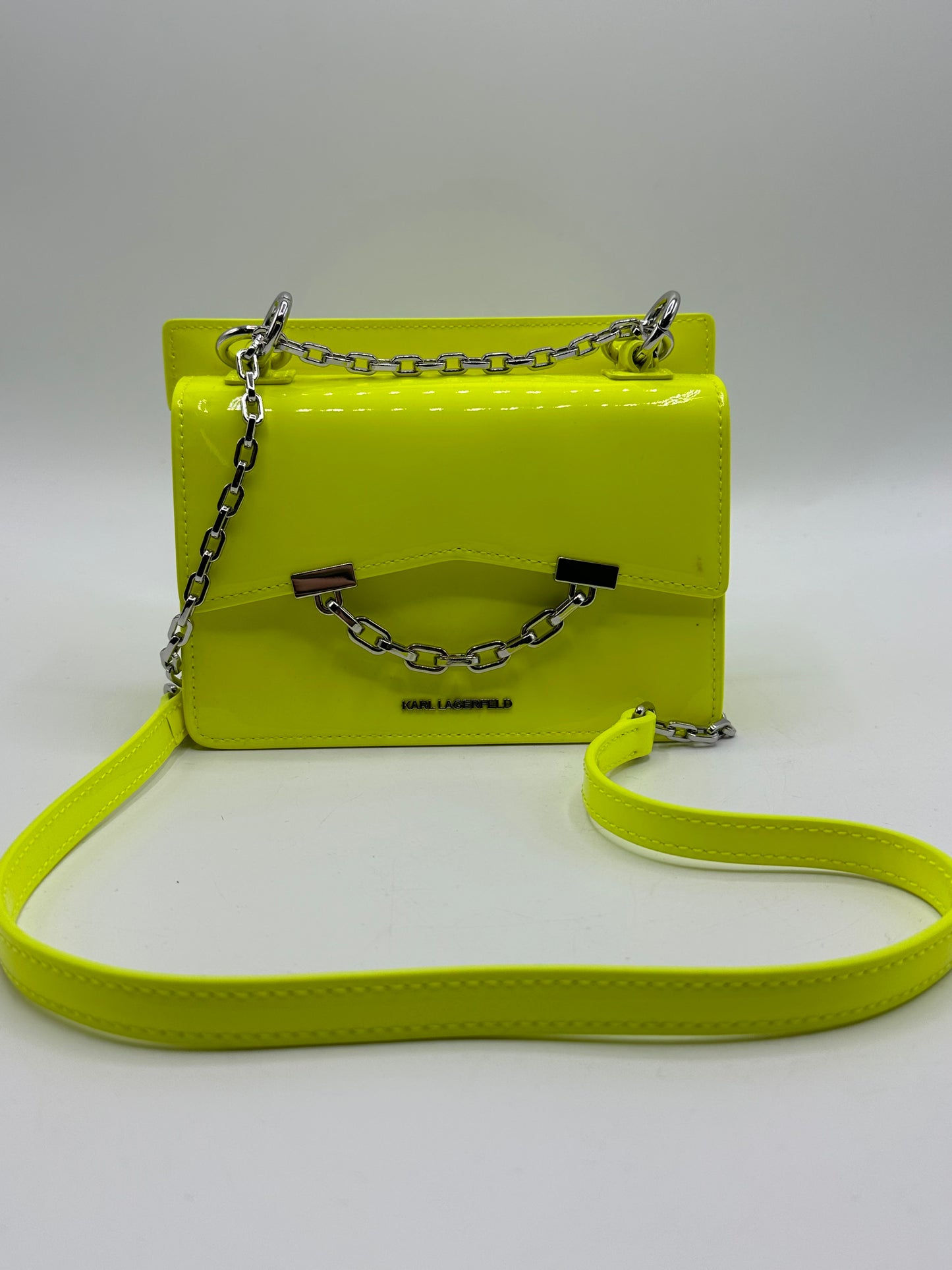 Sac jaune fluo Karl Lagarfeld