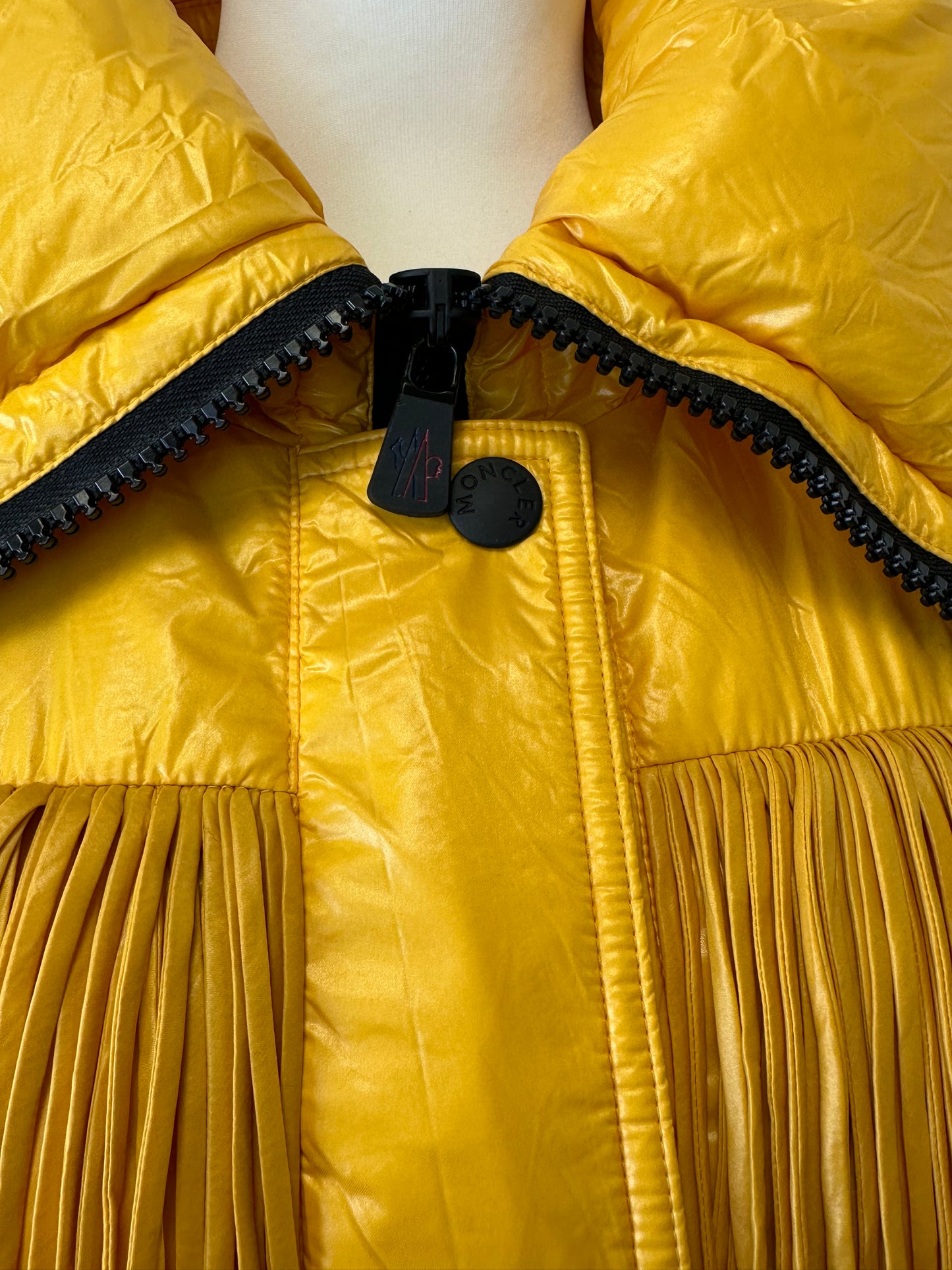 Doudoune jaune Moncler - S