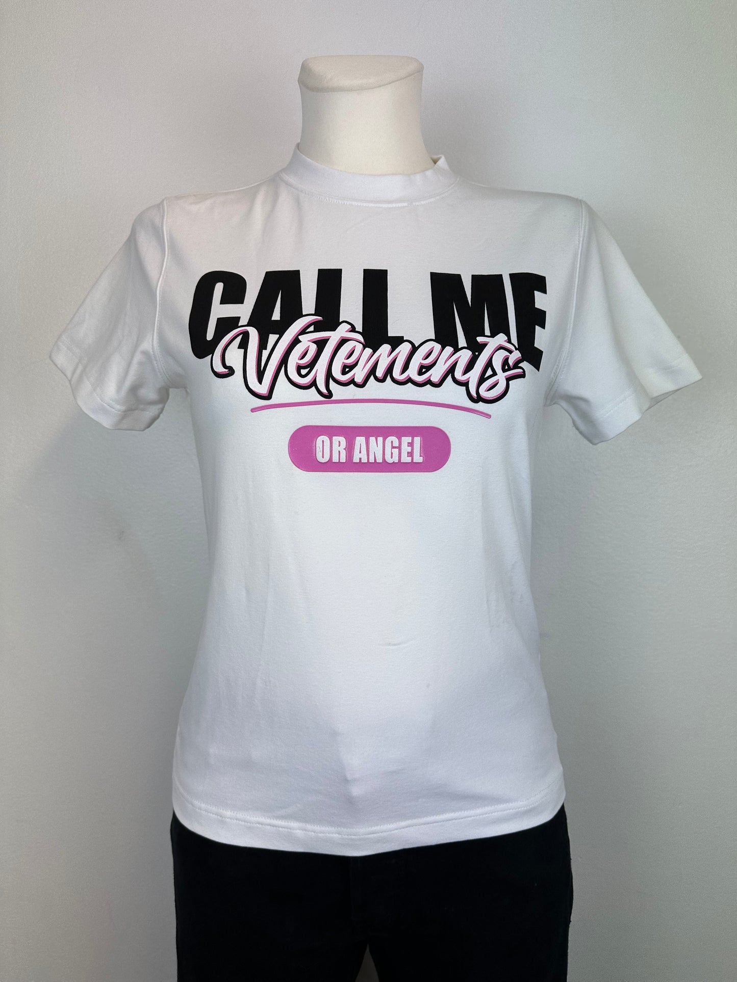 T-shirt blanc Vetements - M