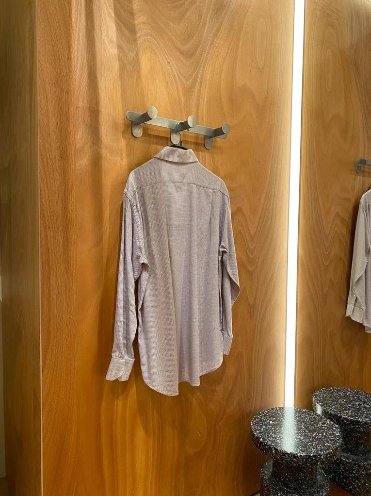 Chemise a micro-carreaux Balenciaga - L
