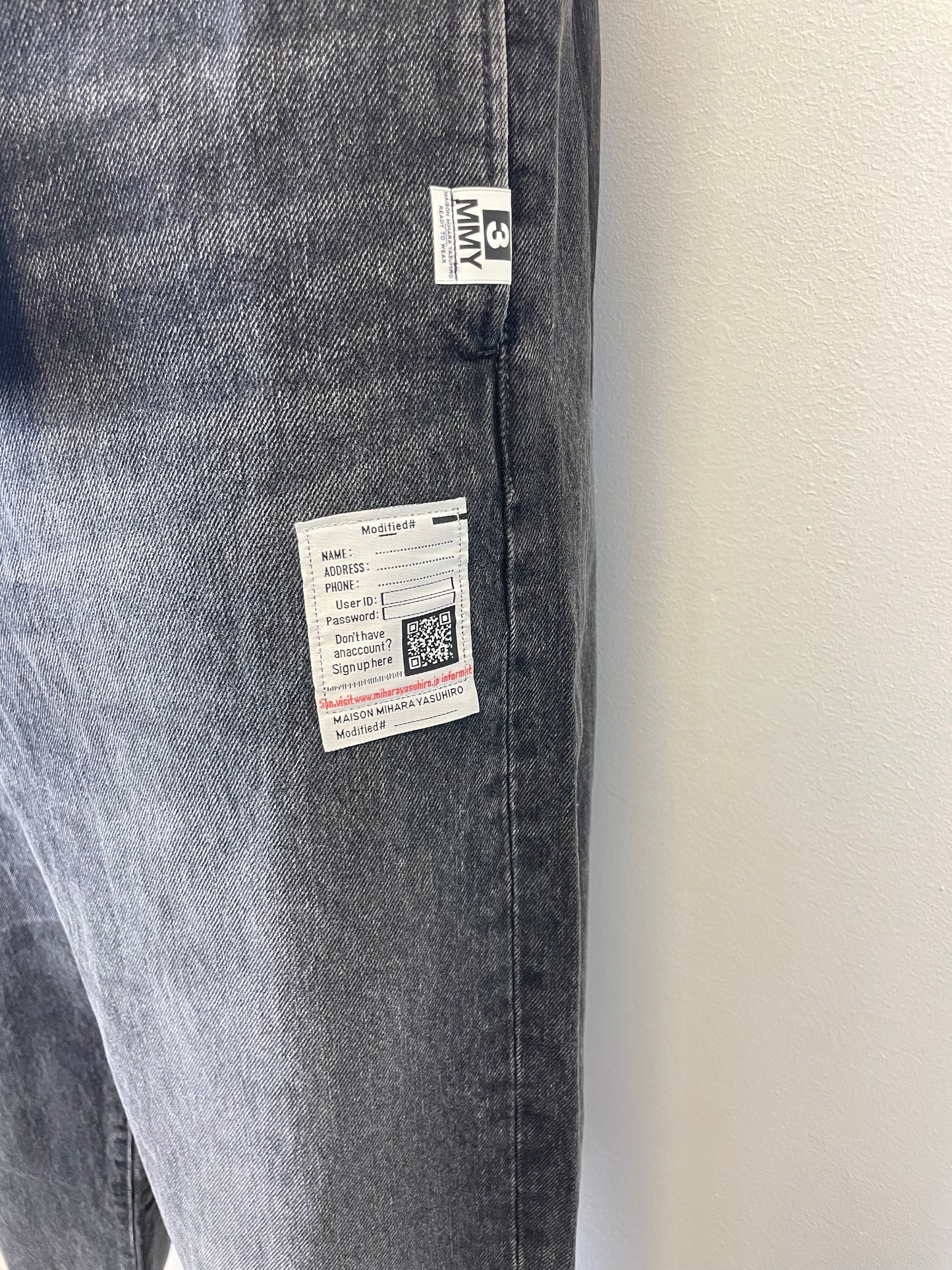 Jean droit Maison Mihara Yasuhiro - XXL