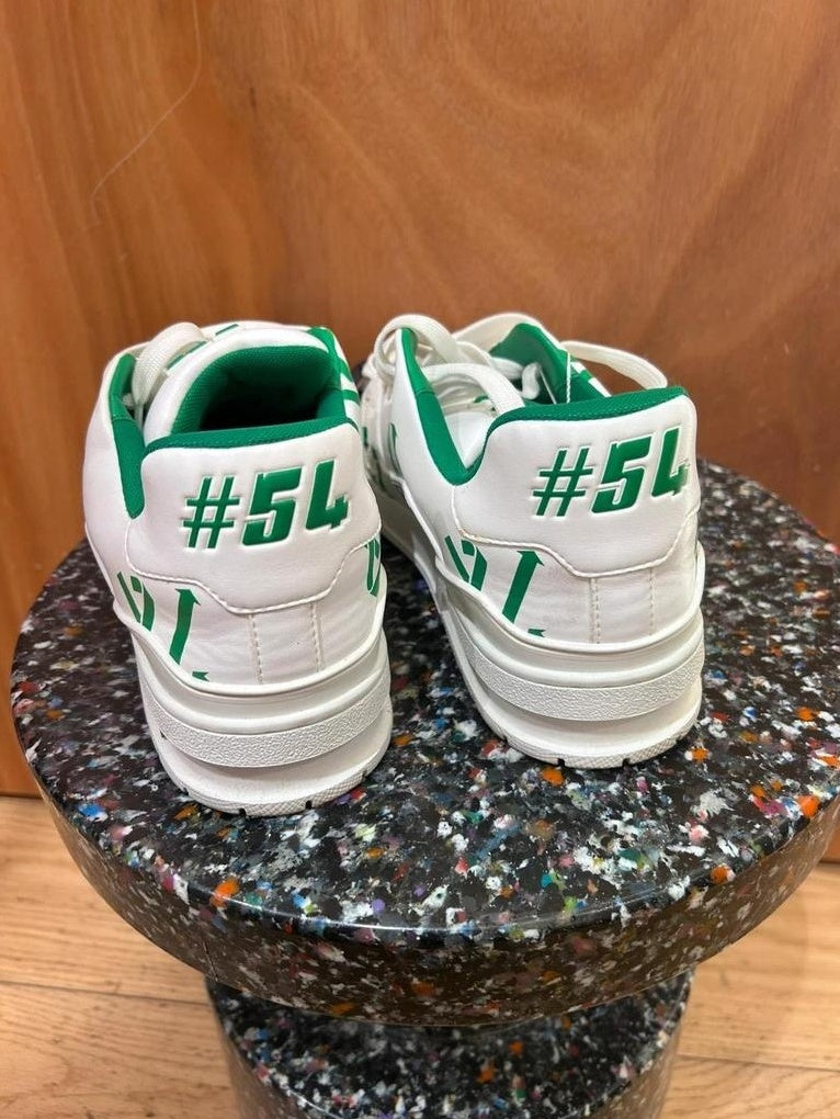 Louis Vuitton Lv Trainer sneakers blanc vert taille 42