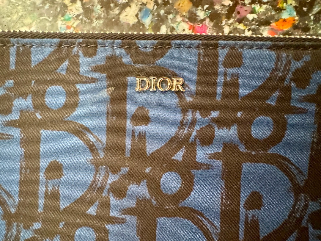 Pochette Dior - bleu - Très bon état