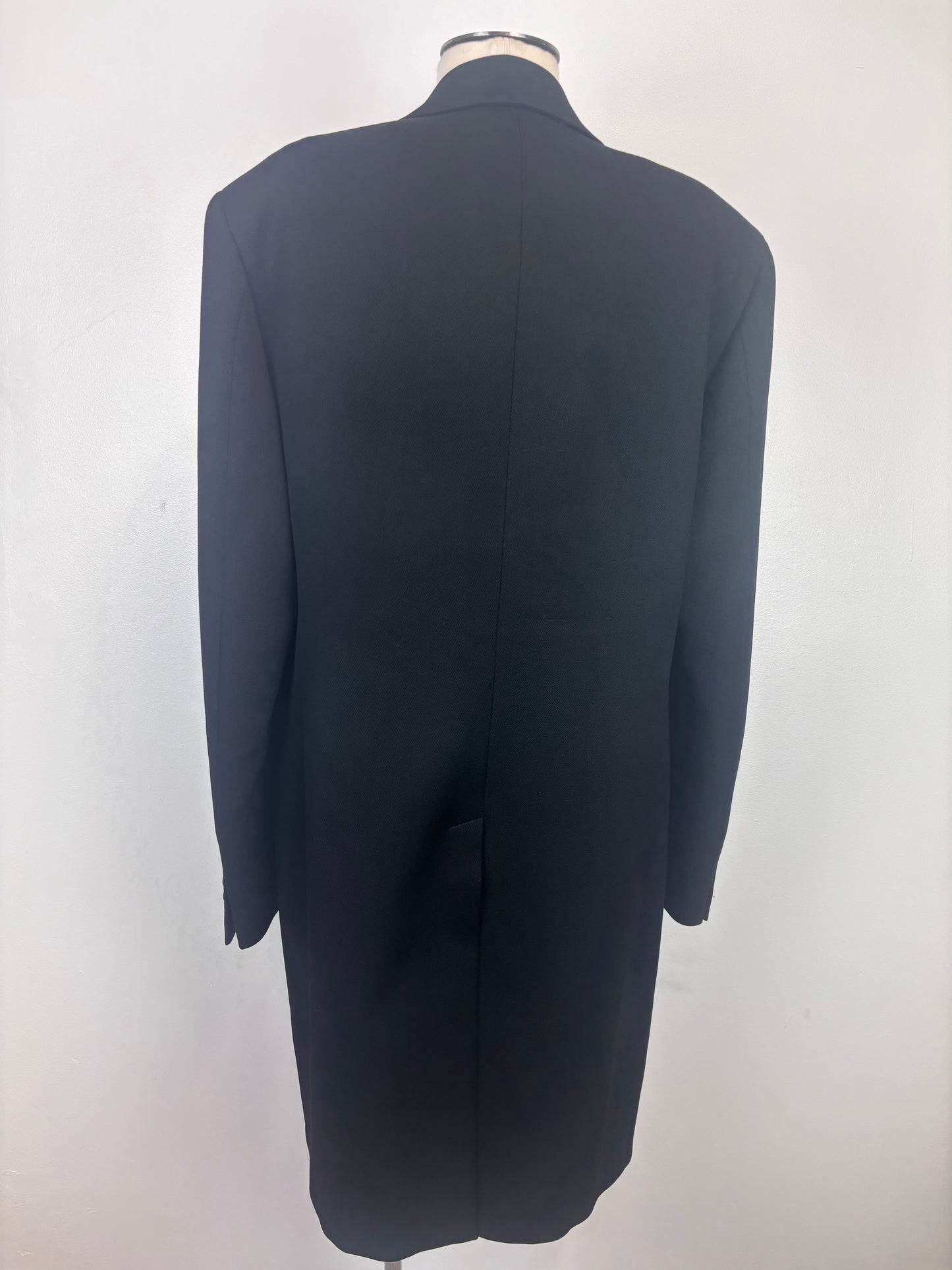 Manteau long laine noir Prada - XL