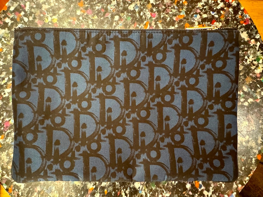 Pochette Dior - bleu - Très bon état