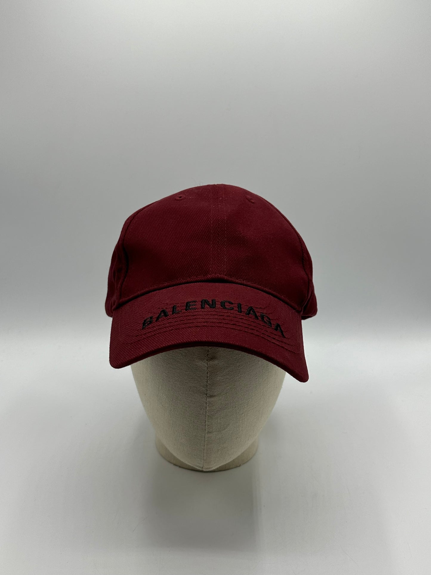 Casquette bordeaux Balenciaga - L