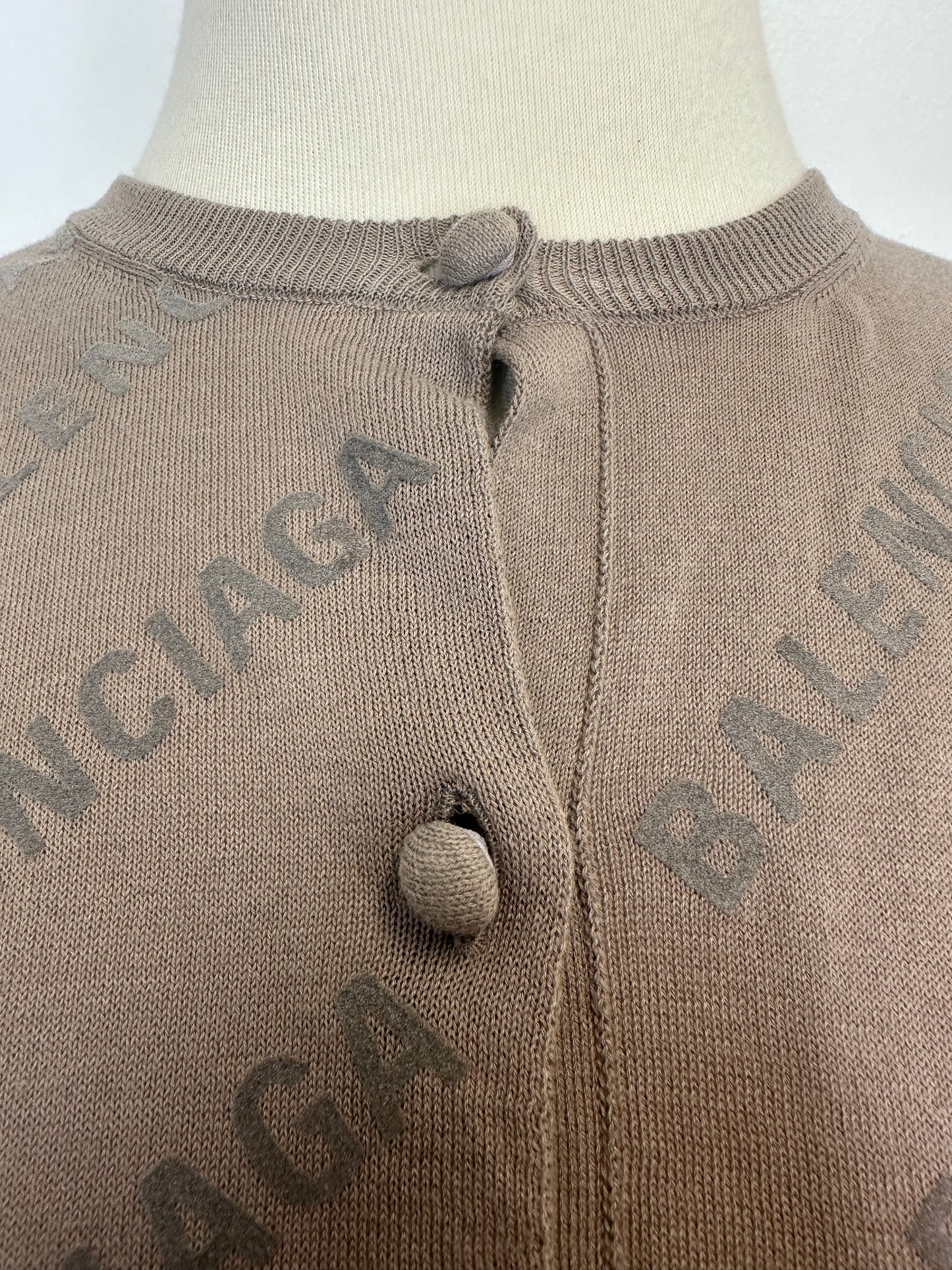 Cardigan monogramme Balenciaga - S