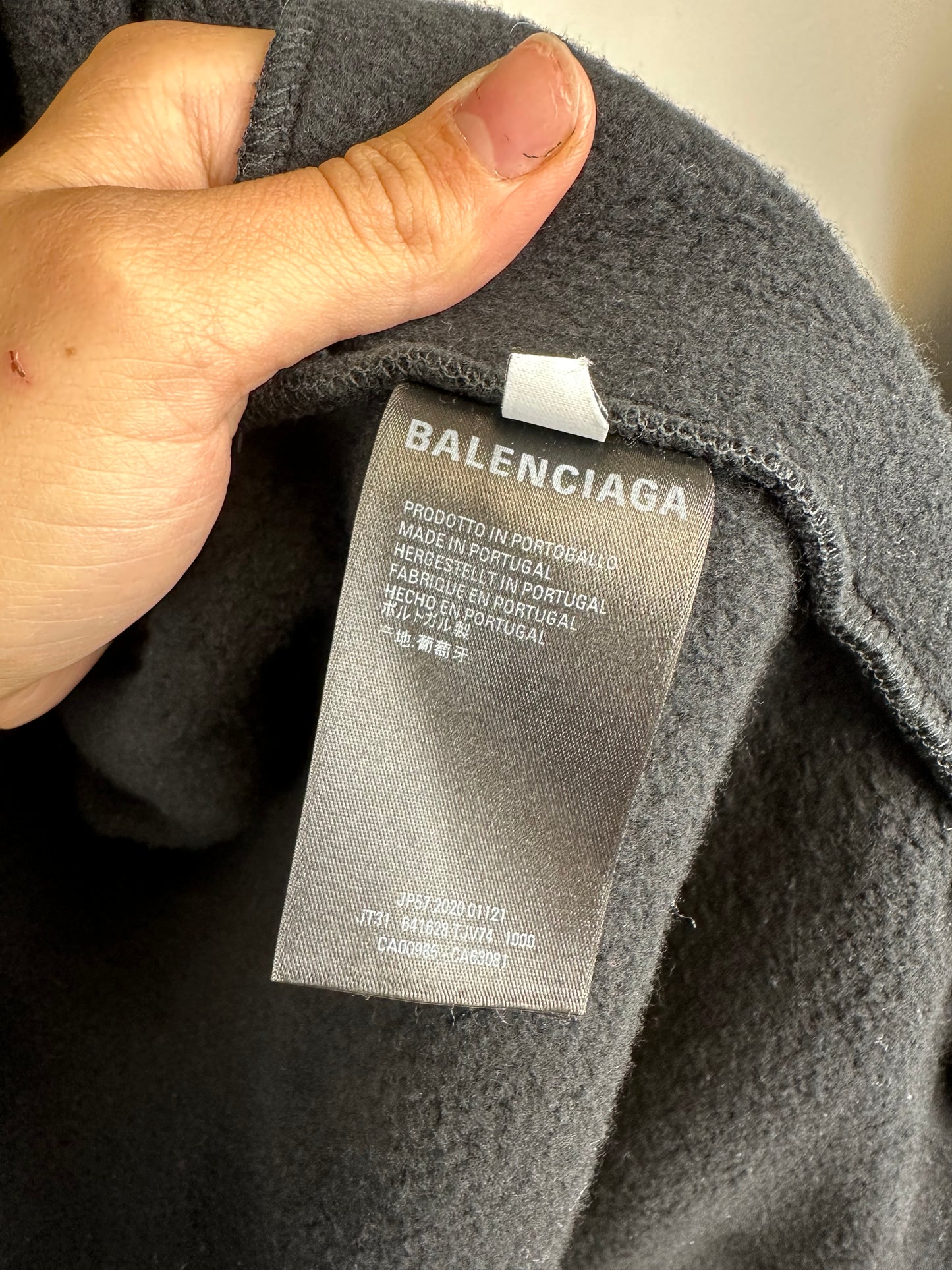 Veste épaisse noire Balenciaga - XXS