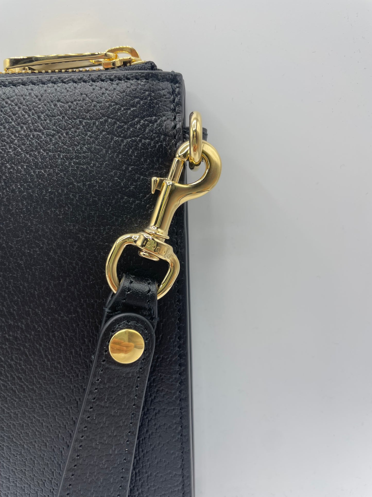 Pochette noire cuir Gucci