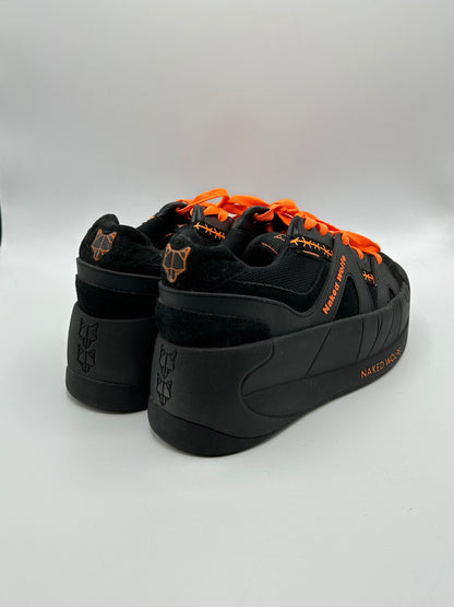 Sneakers noir orange Naked Wolde - 38