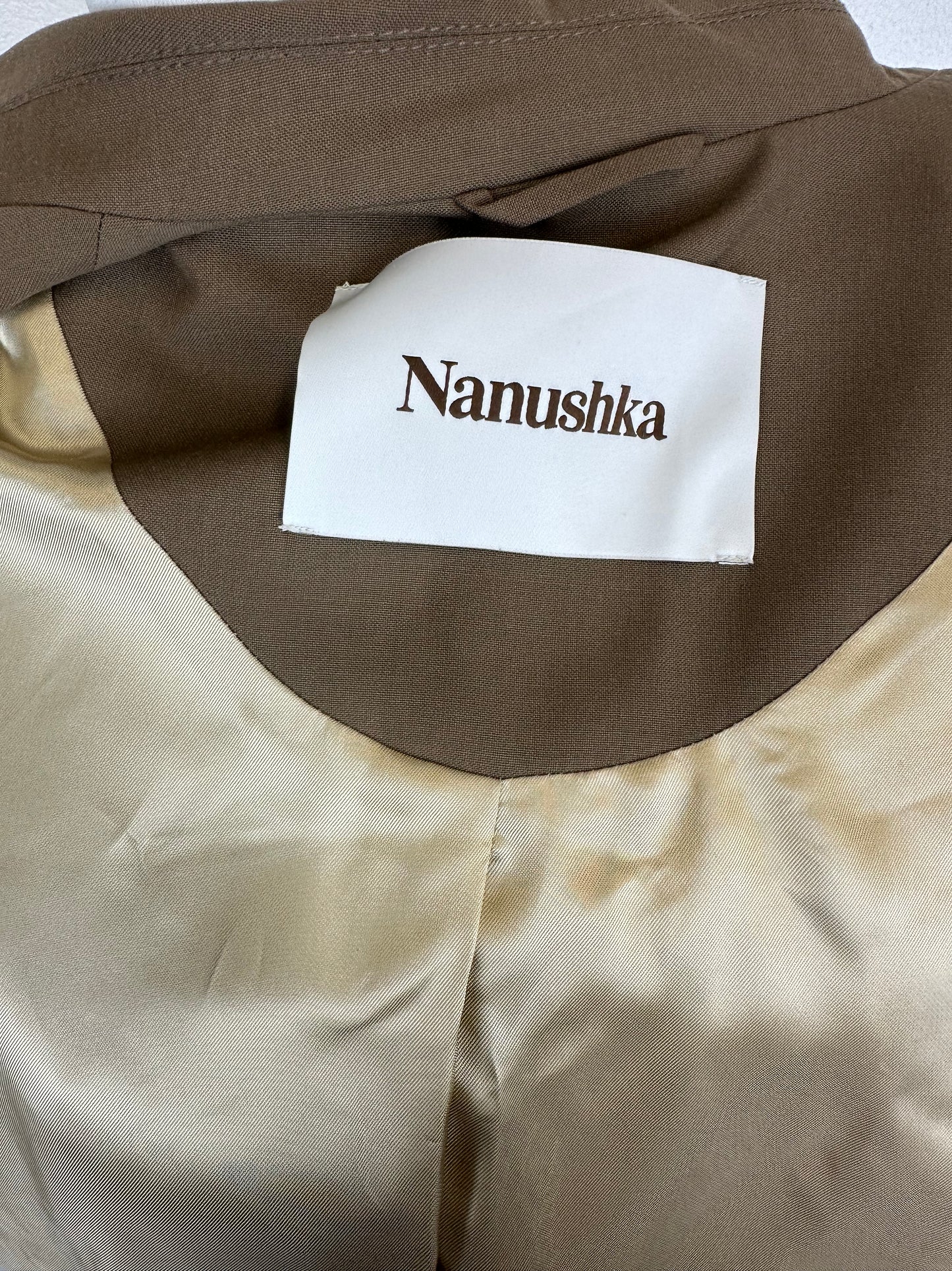 Blazer oversize marron Nanushka - XS