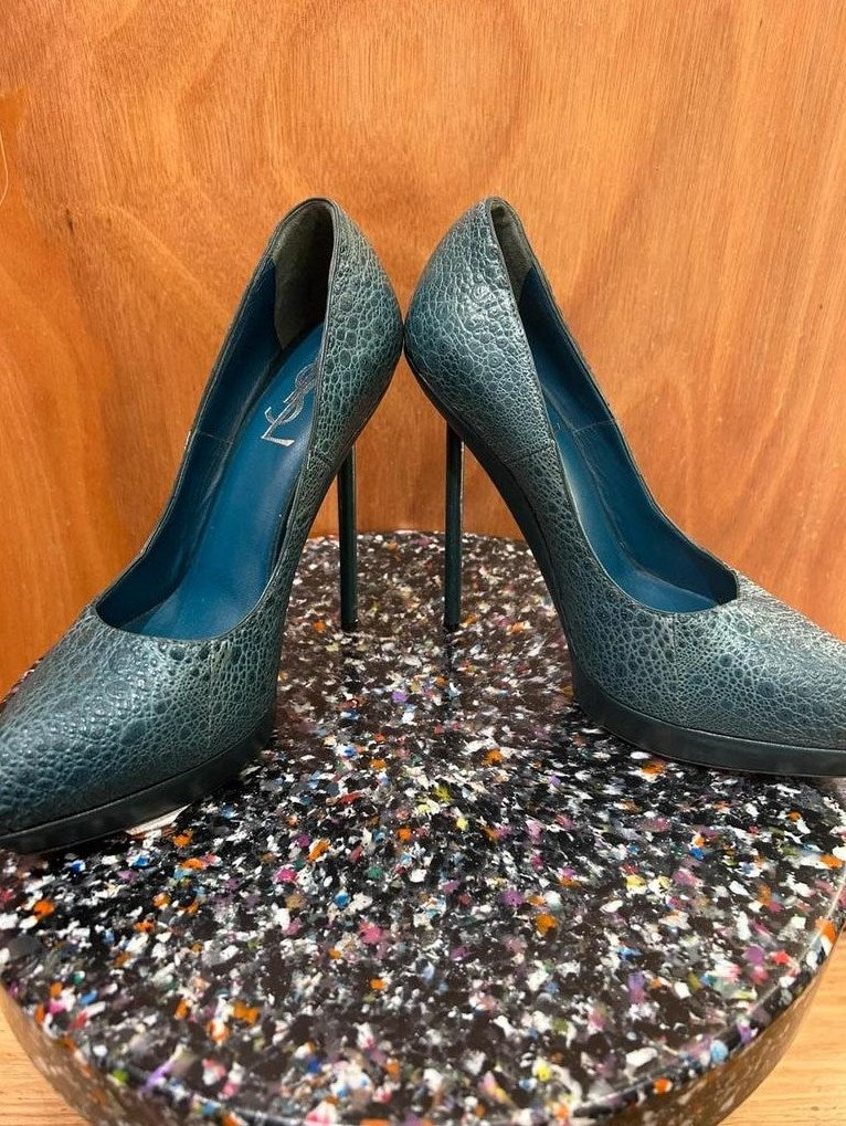 Escarpins Saint Laurent plateforme cuir T39