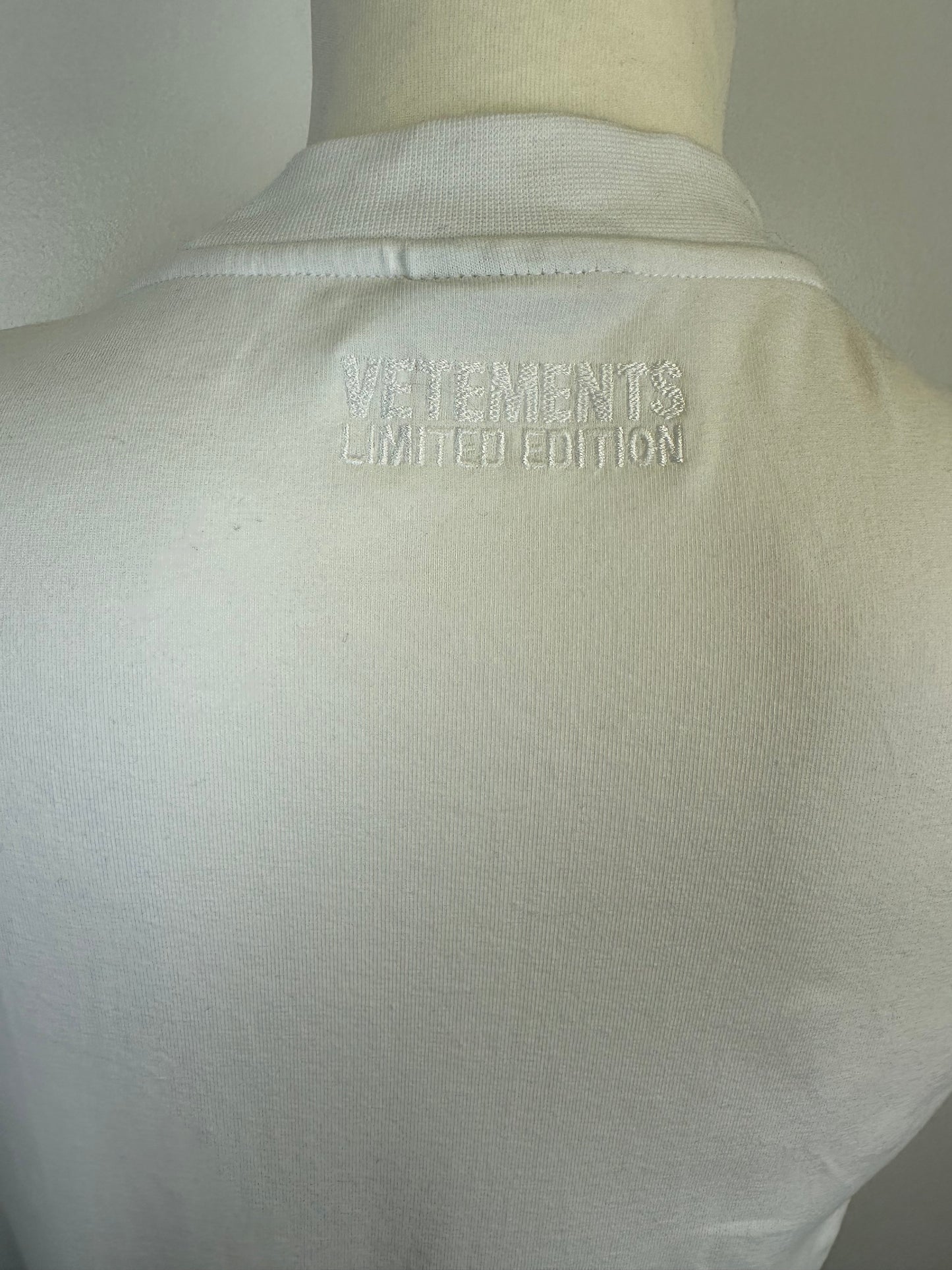 T-shirt blanc Vetements - M