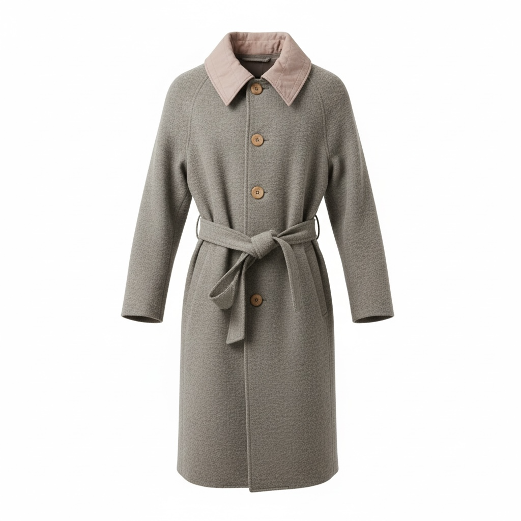 ACNE STUDIOS Manteau en mélange de lin et laine