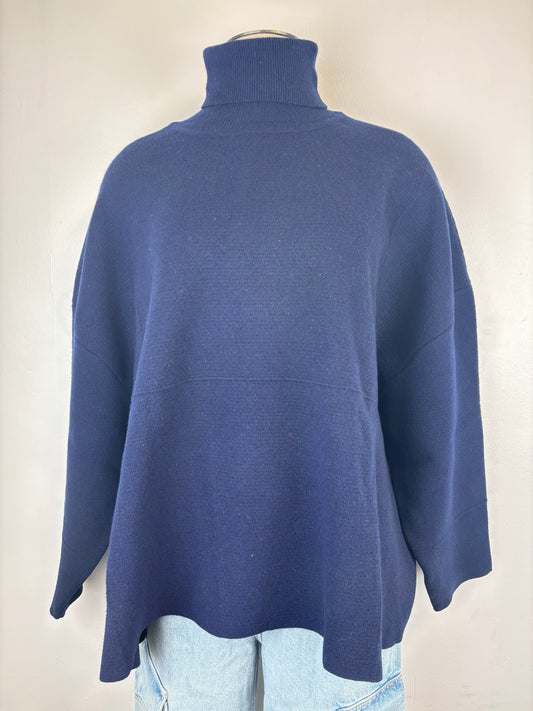 Pull en laine bleu Balenciaga - S