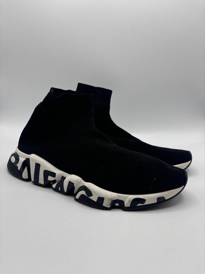 Sneakers chaussettes en maille Speed Graffiti Balenciaga - 42