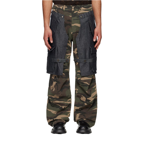 ANDERSSON BELL Pantalon cargo superposé Raptor porté