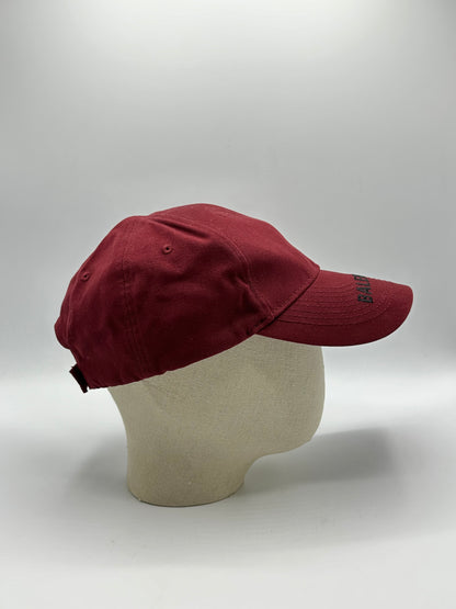 Casquette bordeaux Balenciaga - L