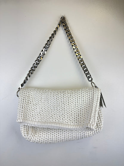 Sac à main cuir tressé blanc Balenciaga