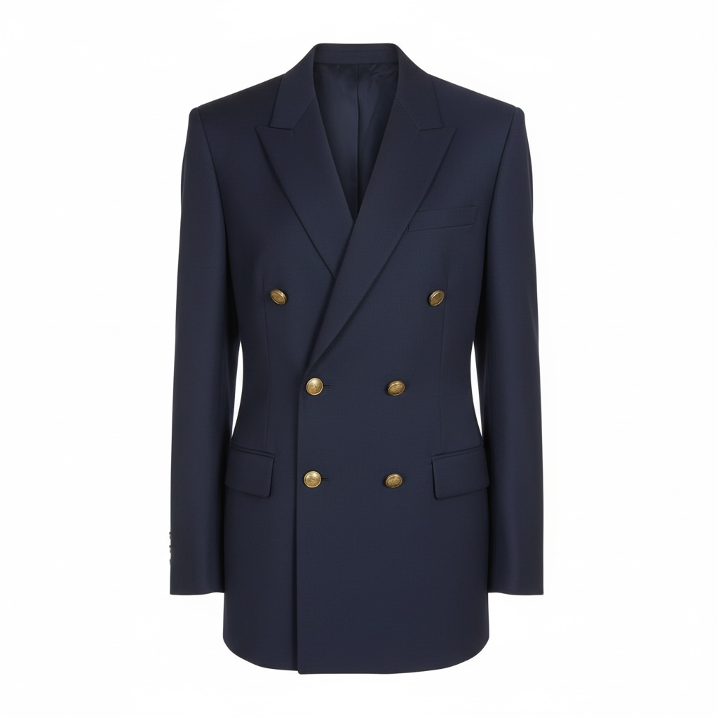 SAINT LAURENT Blazer croisé en laine