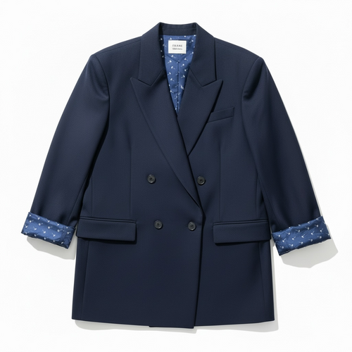 Blazer Frame x Sotheby’s bleu marine