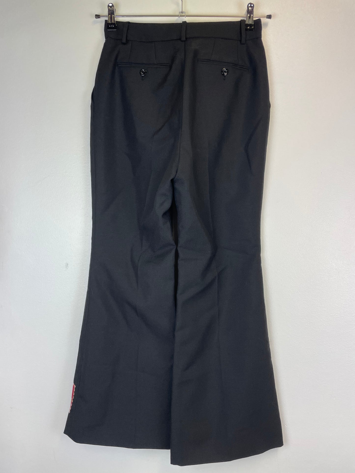 Pantalon noir évasé Gucci Eterotopia - S