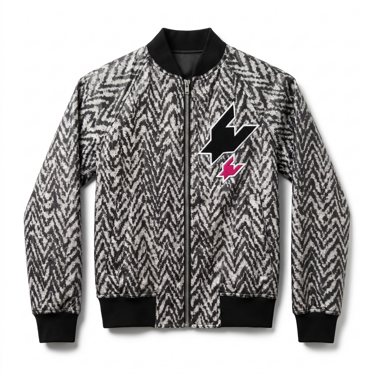 Bomber Kris Van Assche - Noir et blanc - Très bon état
