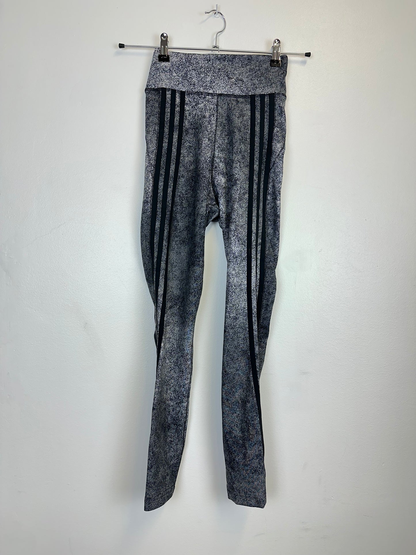 Legging noir gris Adidas - XS