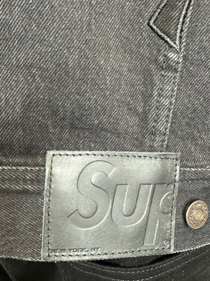 Veste noir denim Supreme - L