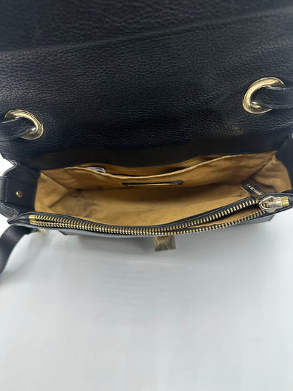 Sac à bandoulière cuir noir Jimmy Choo