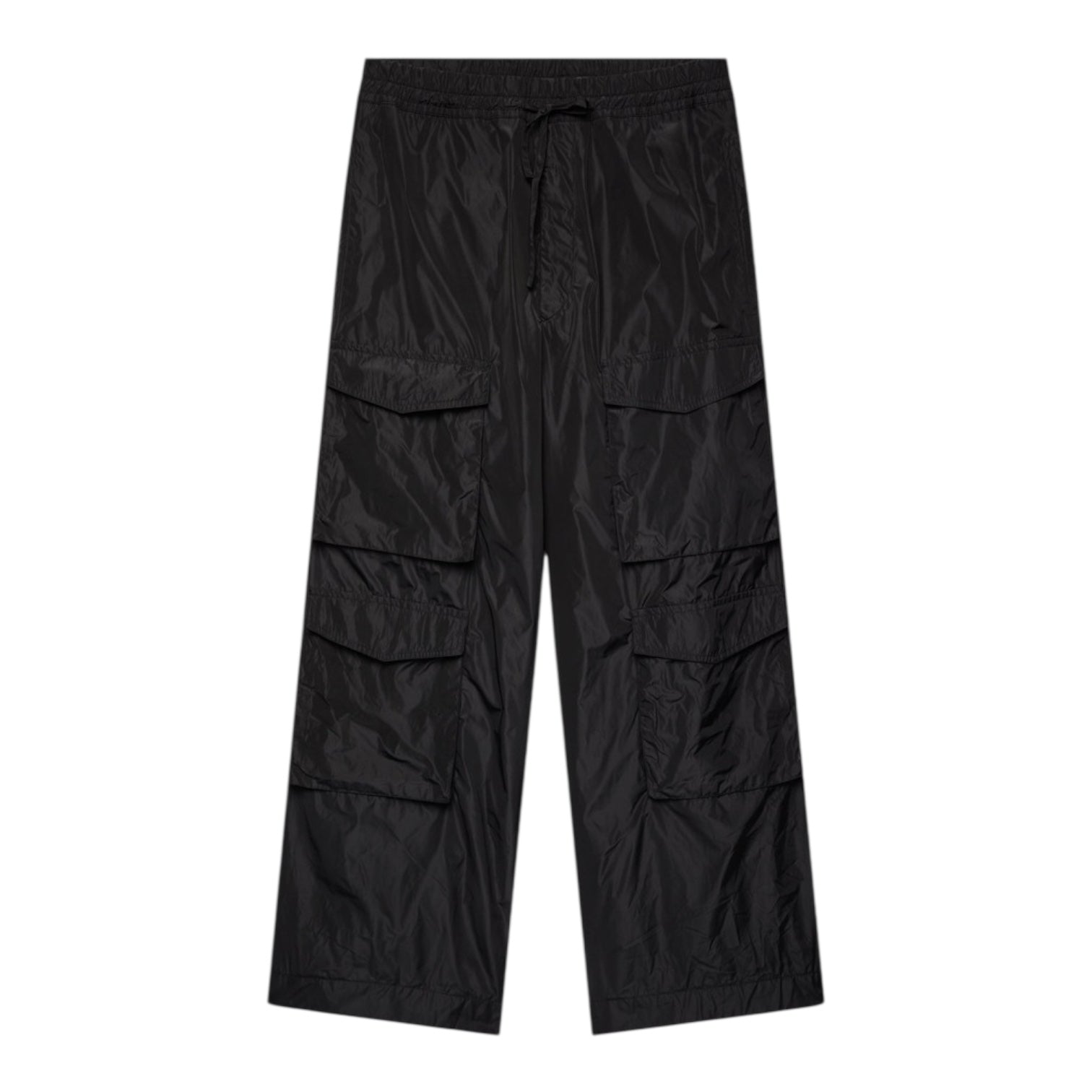 Cargo Dries Van Noten noir nylon coupe large