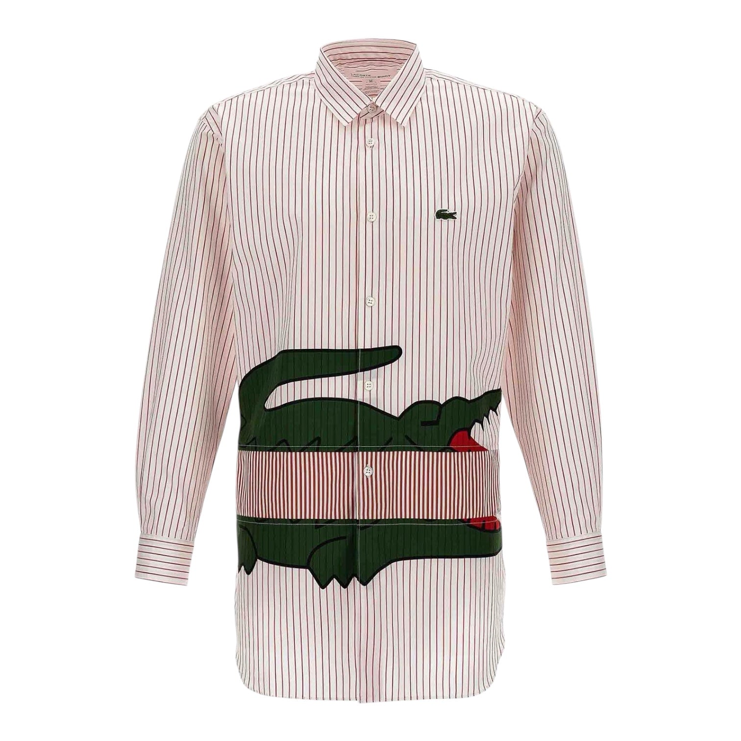 Chemise Lacoste x Comme des Garçons Shirt crocodile graphique