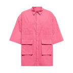 Chemise oversize rose Due Diligence en coton
