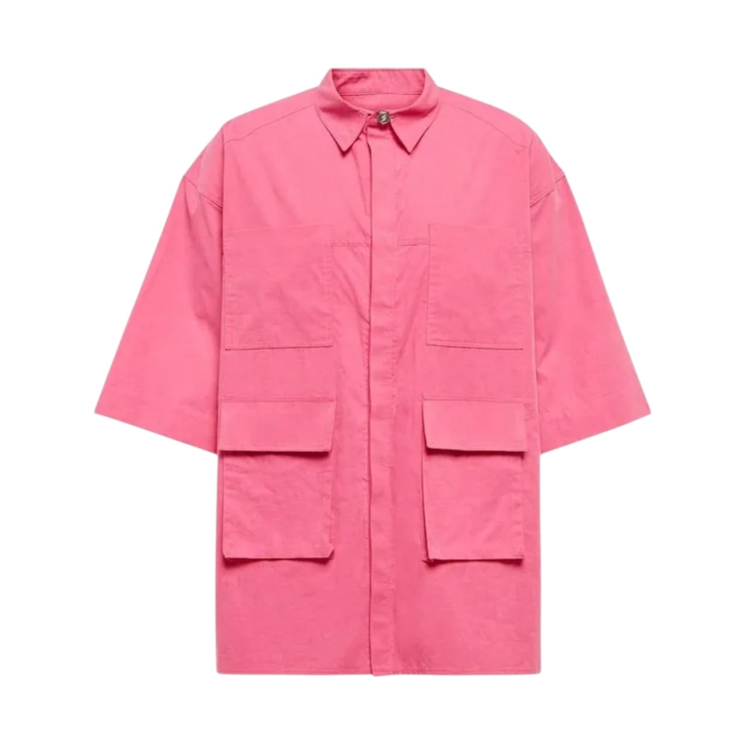 Chemise oversize rose Due Diligence en coton