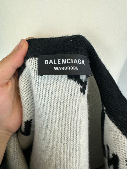 Cardigan oversize noir Balenciaga - S