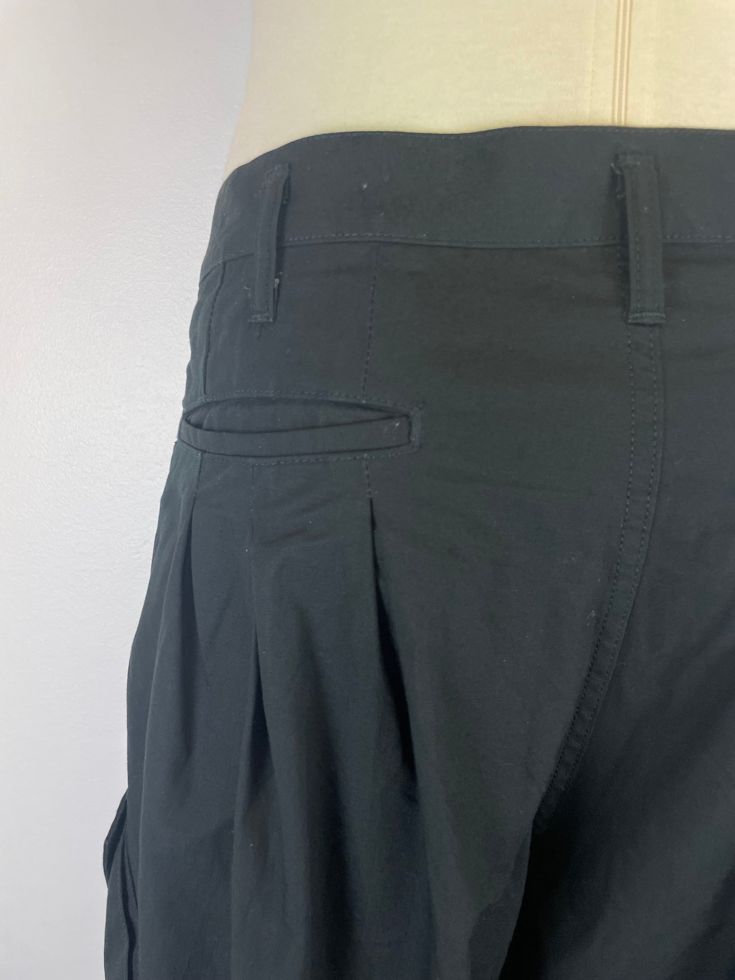 Pantalon noir large Yohji Yamamoto - L