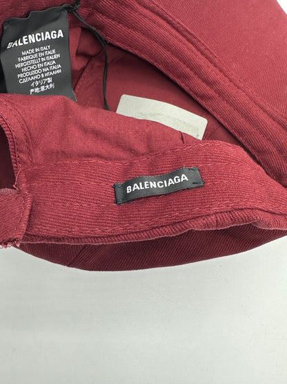 Casquette bordeaux Balenciaga - L