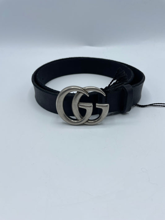 Ceinture Gucci cuir noir - 38