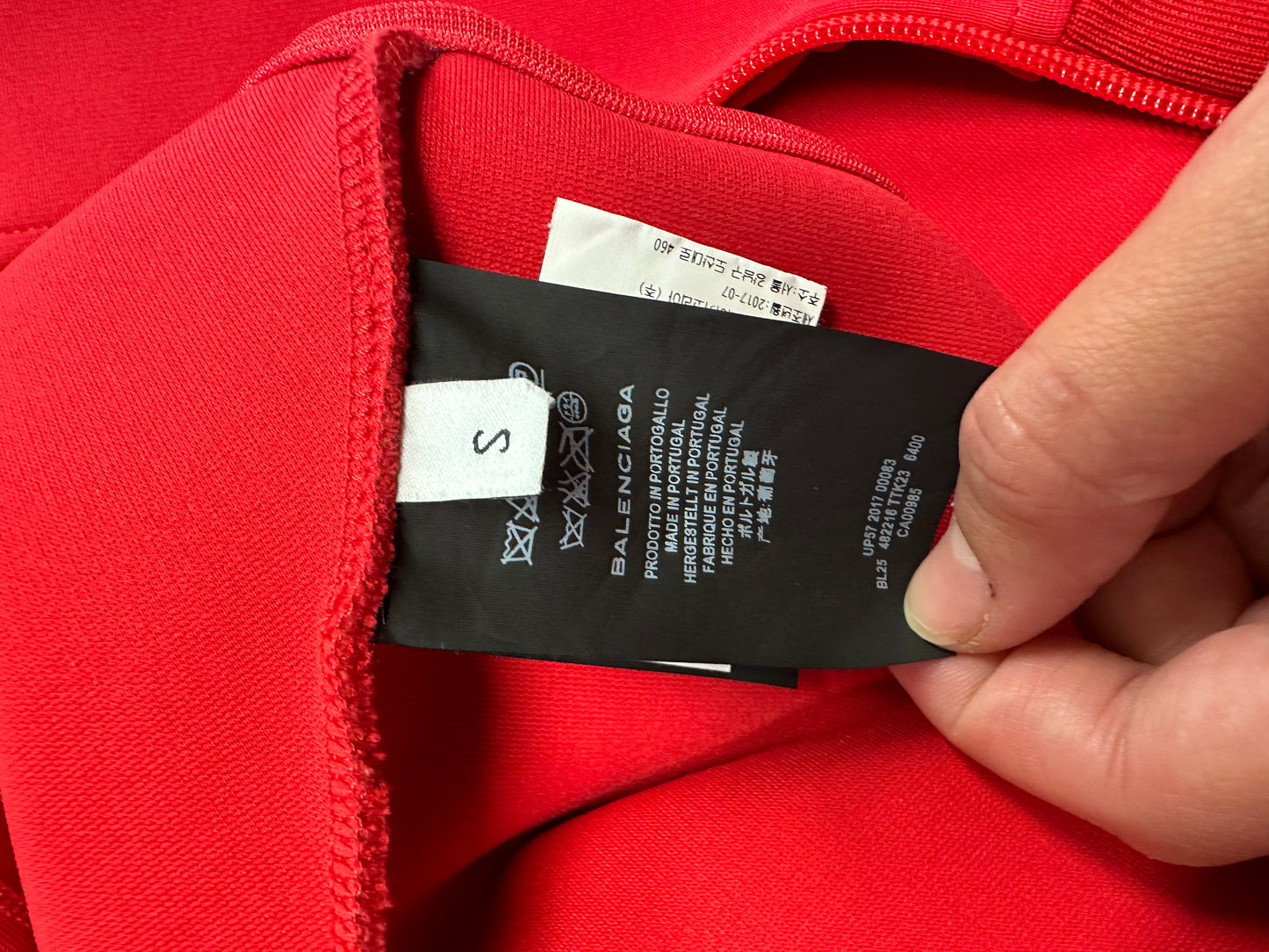 Veste zippée rouge Balenciaga - S