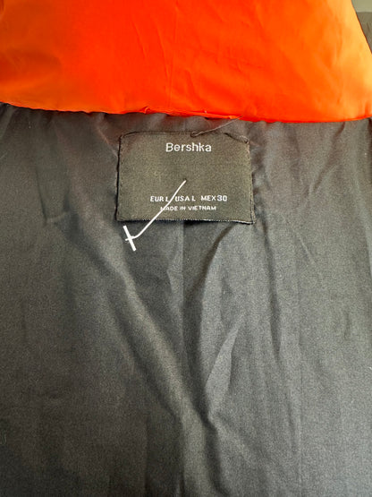 Doudoune orange courte Bershka - L