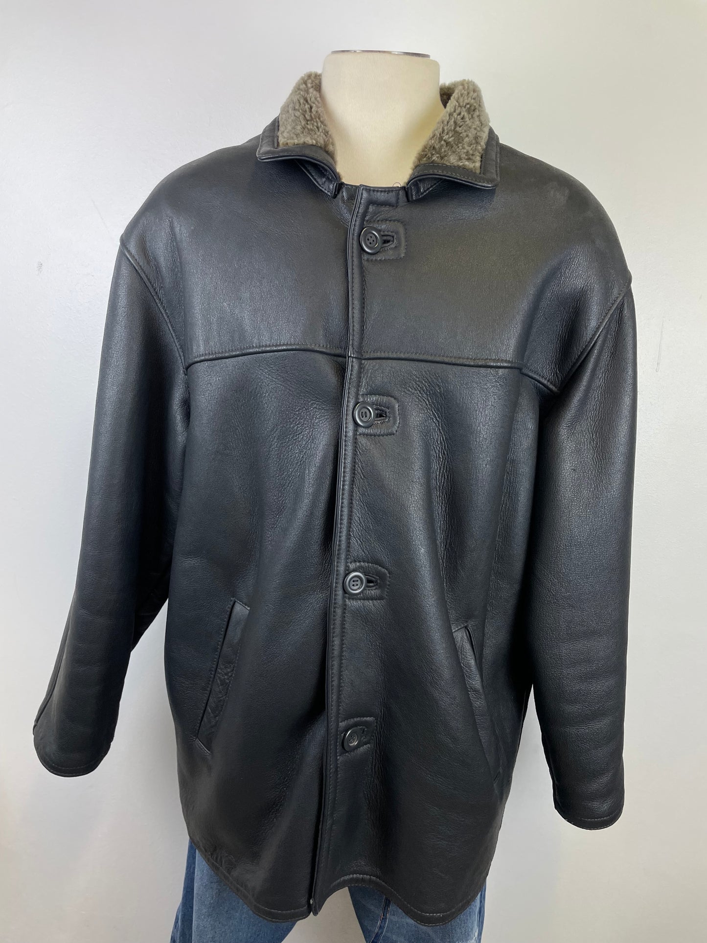 Manteau fourré agneau M. FLues - XL